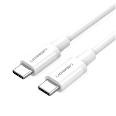 Кабель USB 2.0 Type-C M-M, 2 м, 60W Білий, ABS Cover US264 UGREEN