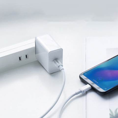 Кабель USB 2.0 Type-C M-M, 2 м, 60W Білий, ABS Cover US264 UGREEN