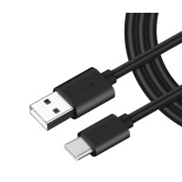 Кабель USB 2.0 AM-Type-C M, 3.0м, 36W чорний