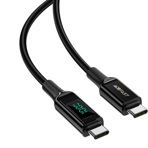 Кабель USB 2.0 Type-C M-M, 2 м, 100W, with display, C6-03 Acefast