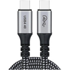 Кабель USB 4.0 Gen 3 Type-C M-M, 1,2 м, 240W (8K HDR) чорний, Choetech