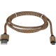 Кабель USB 2.0 AM-micro BM, 1.0 м, золотистий, 08-03T PRO Defender