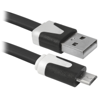 Кабель USB 2.0 AM-micro BM, 1.0 м, USB08-03T чорний Defender