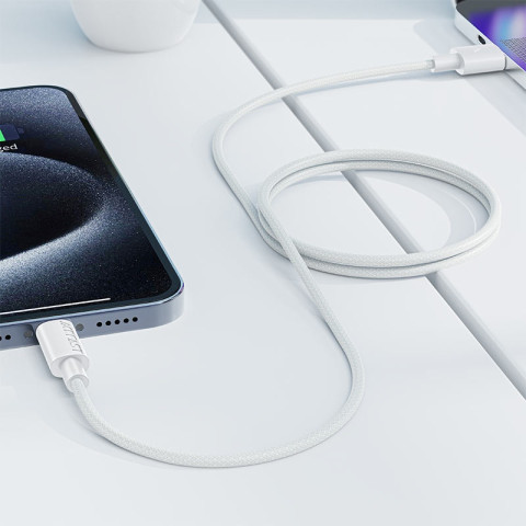 Кабель USB 2.0 AM-Type-C M, 1.2 м, 60W C18-04 White Acefast