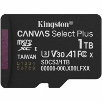 Memory card microSDXC 1TB Kingston Canvas Select Plus Gen3 C10 A1 V30 U3, Retail