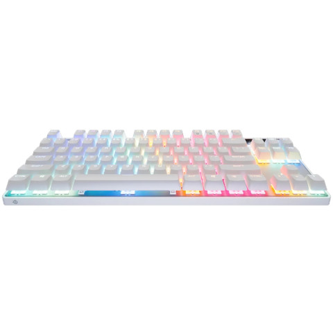 Клавіатура ігрова SteelSeries Apex Pro TKL Gen 3 UA HyperMagnetic, OmniPoint 3.0, OLED, White