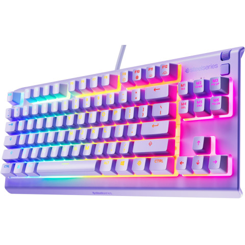 Клавіатура ігрова SteelSeries Apex 3 TKL UA Lavender