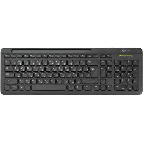 Клавіатура XTRIKE ME KB-303 UA бездротова Bluetooth+2.4G,105 кл. чорна