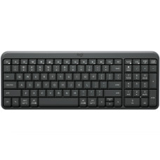 Клавіатура бездротова LOGITECH K250 UKR, 2.4GHZ/BT, Graphite