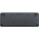 Клавіатура бездротова LOGITECH K250 UKR, 2.4GHZ/BT, Graphite