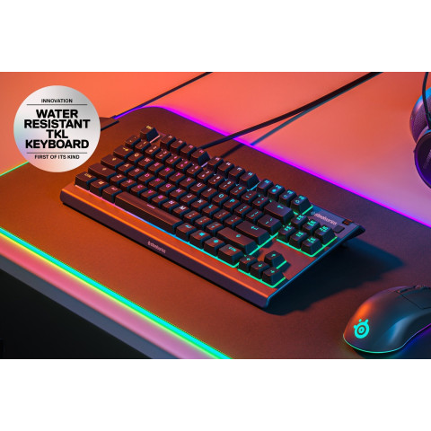 Клавіатура ігрова SteelSeries Apex 3 TKL UA Black