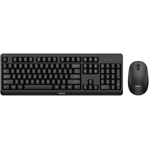 Комплект бездротовий Philips 6307 (клавіатура + мишка) UA чорний