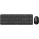 Комплект бездротовий Philips 6407 (клавіатура + мишка) UA, 2,4 ГГц/Bluetooth чорний