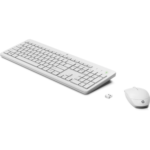 Комплект бездротовий HP 230 мишка і клавіатура Combo, білий