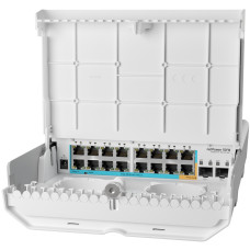 Комутатор Mikrotik CRS318-1Fi-15Fr-2S-OUT, 16х10/100 Ethernet ports, 2хSFP ports