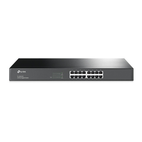 Комутатор TP-Link TL-SG1016, 16 портовий, 10/100/1000, 19"
