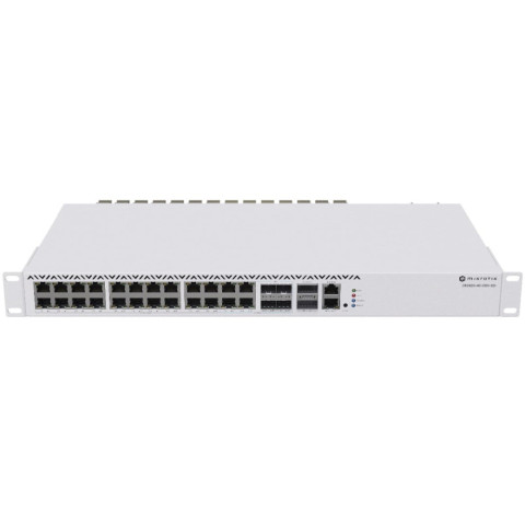 Комутатор Mikrotik CRS326-4C+20G+2Q+RM, 1x10/100 , 20x2.5G, 4xCombo 10G Ethernet/SFP+, 2x40G QSFP+,