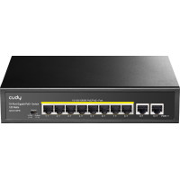 Комутатор Cudy GS1010PE, 8-Port Gigabit PoE+ Switch with 2 Gigabit Uplink Ports 120W