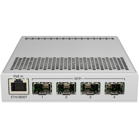 Комутатор Mikrotik CRS305-1G-4S+IN, 4x SFP+ ports, 1x Gigabit Ethernet, metallic enclosure