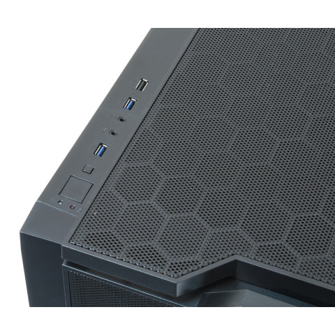 Корпус Chieftec GAMING CUBE CI-01B-OP mATX, без БЖ, Black