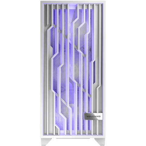 Корпус Modecom VOLCANO PERUN APEX ARGB MIDI WHITE 4x140mm fans USB 3.0x2+TYPE-C без БЖ ATX