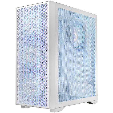 Корпус LogicConcept DART PRO ARGB MIDI WHITE MESH fans 4x120mm без БЖ ATX