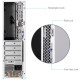 Корпус Chieftec UNI BE-10W-300 mATX , БЖ 300W, SLIM FF WHITE