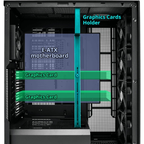 Корпус FSP U500-B без БЖ E-ATX Black
