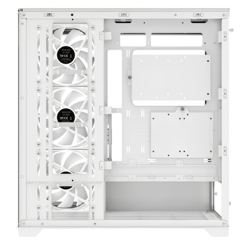 Корпус Xilence XILENT GLEAM ARGB X818.W.ARGB, без БЖ ATX WHITE