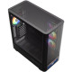 Корпус Modecom VOLCANO AQ500 ARGB MIDI FRONT LCD 6,2”, 4x120mm fans BLACK без БЖ ATX