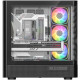 Корпус Modecom VOLCANO AQ500 ARGB MIDI FRONT LCD 6,2”, 4x120mm fans BLACK без БЖ ATX
