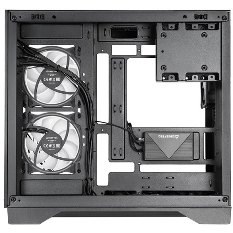 Корпус Chieftec VISIO GM-30B-TG-OP ATX, без БЖ, Black