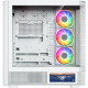 Корпус Modecom VOLCANO AQ400 ARGB MIDI SIDE LCD 6,2”, 4x120mm fans WHITE без БЖ ATX