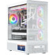 Корпус Modecom VOLCANO AQ400 ARGB MIDI SIDE LCD 6,2”, 4x120mm fans WHITE без БЖ ATX
