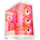 Корпус Modecom VOLCANO SPACE APEX ARGB 4x140mm fans MIDI USB 3.0x2+TYPE-C WHITE без БЖ ATX