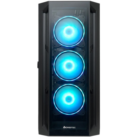 Корпус Chieftec APEX GA-01B-TG-OP 4x120mm A-RGB, USB-C, E-ATX, без БЖ, Black