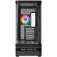 Корпус Modecom VOLCANO AQ200 ARGB MIDI FRONT LCD, 4x120mm fans BLACK без БЖ ATX