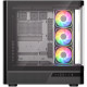 Корпус Modecom VOLCANO AQ200 ARGB MIDI FRONT LCD, 4x120mm fans BLACK без БЖ ATX