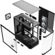 Корпус Modecom VOLCANO AQ200 ARGB MIDI FRONT LCD, 4x120mm fans BLACK без БЖ ATX