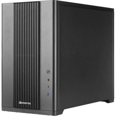 Корпус Chieftec UNI BX-10B-M-OP mATX, без БЖ, Black