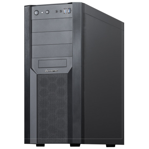 Корпус Chieftec MESH CW-01B-OP, без БЖ, 2xUSB3.0, ATX, Black