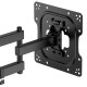 Кронштейн для ТВ AGN AGN43-222P з поворотом/два коліна/23"-43"/30 кг/max.VESA 200x200/Black