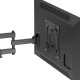 Кронштейн для ТВ AGN AGN43-222P з поворотом/два коліна/23"-43"/30 кг/max.VESA 200x200/Black