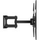 Кронштейн для ТВ AGN AGN70-442P з поворотом/два коліна/32"-70"/40 кг/max.VESA 400x400/Black