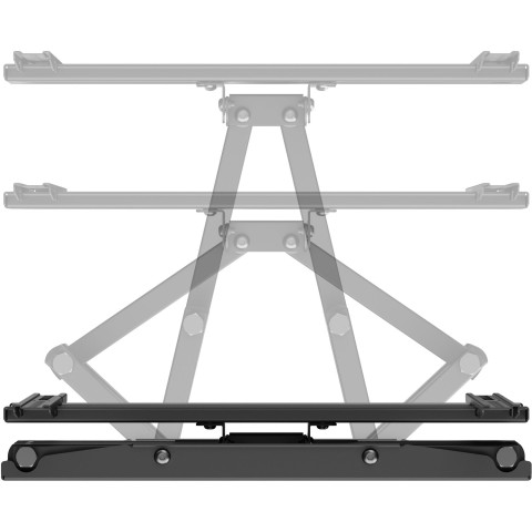 Кронштейн для ТВ AGN AGN70-442P з поворотом/два коліна/32"-70"/40 кг/max.VESA 400x400/Black