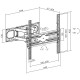 Кронштейн для ТВ AGN AGN70-442P з поворотом/два коліна/32"-70"/40 кг/max.VESA 400x400/Black