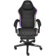 Крісло ігрове AGN 3 клас,150 кг, 80мм, RGB підсвітка, чорне