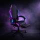 Крісло ігрове AGN 3 клас,150 кг, 80мм, RGB підсвітка, чорне