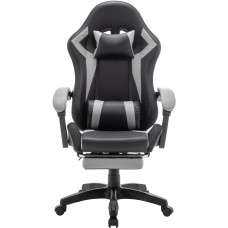 Крісло ігрове AGN 3 клас,120 кг, 100мм, RGB підсвітка, чорно-сіре