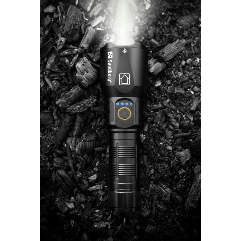 Ліхтарик-повербанк Sandberg Survivor Torch Powerbank 5000 mAh XHP160LED USB-C 18w
